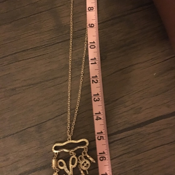 Extra Long Necklace With Charm Pendant. - Picture 6 of 8